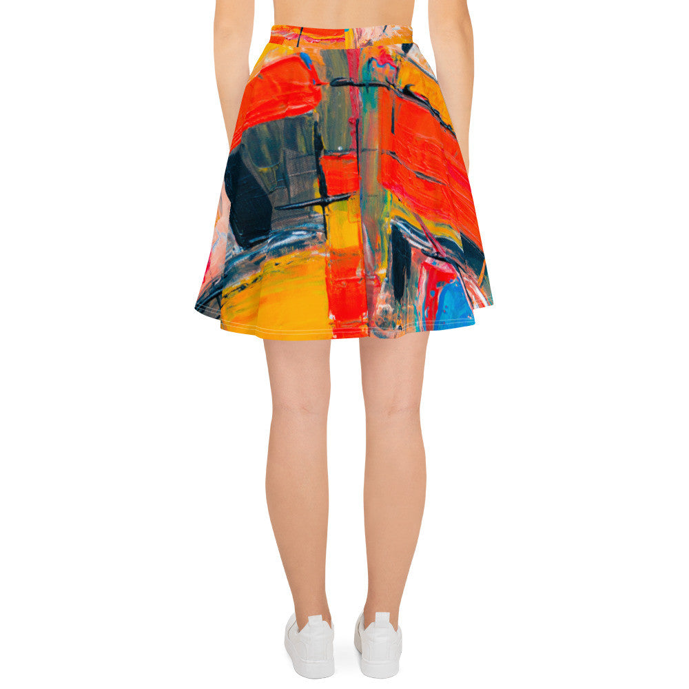 Gianneli Colours Skater Skirt-3