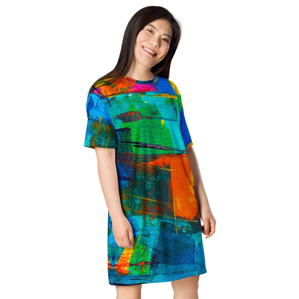 Gianneli Colours T-shirt Dress-5