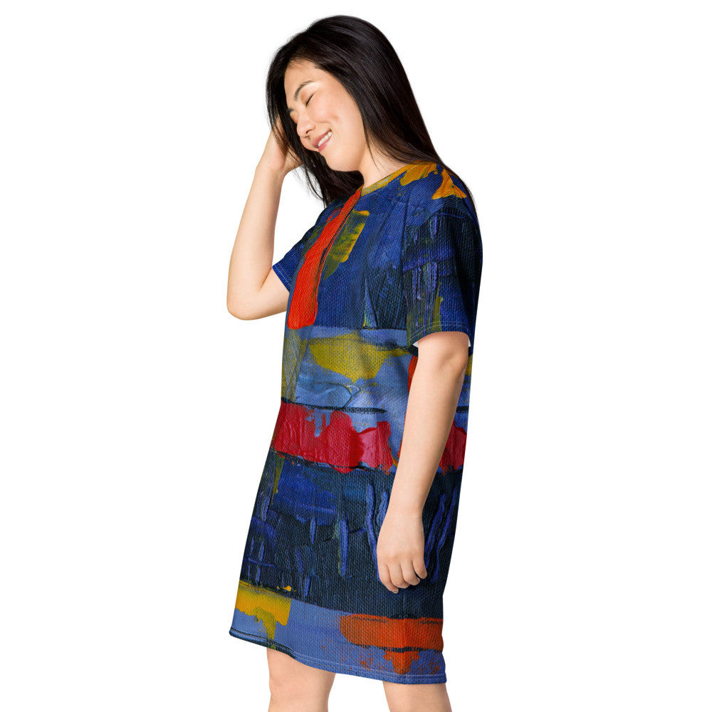 Gianneli Colours T-shirt Dress-4