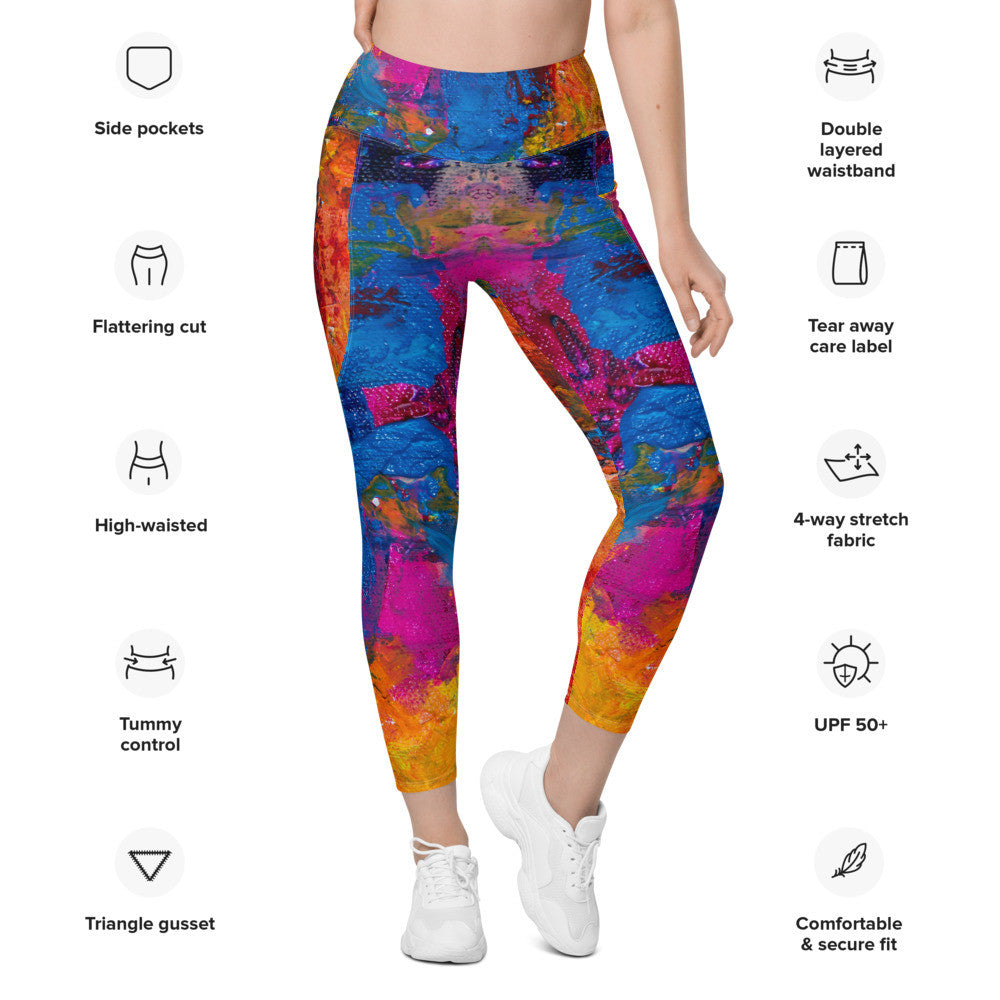 Gianneli Colours Leggings With Pockets-6