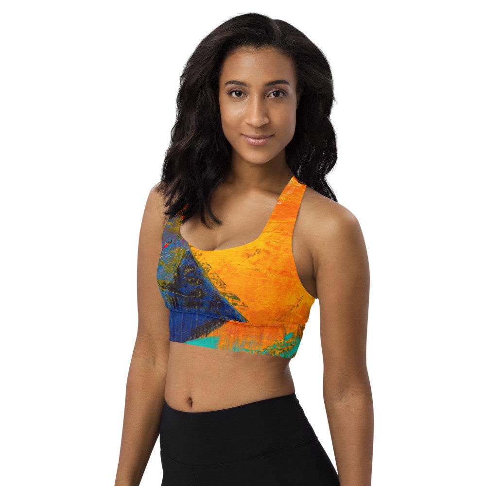 Gianneli Colours Longline Sports Bra-3