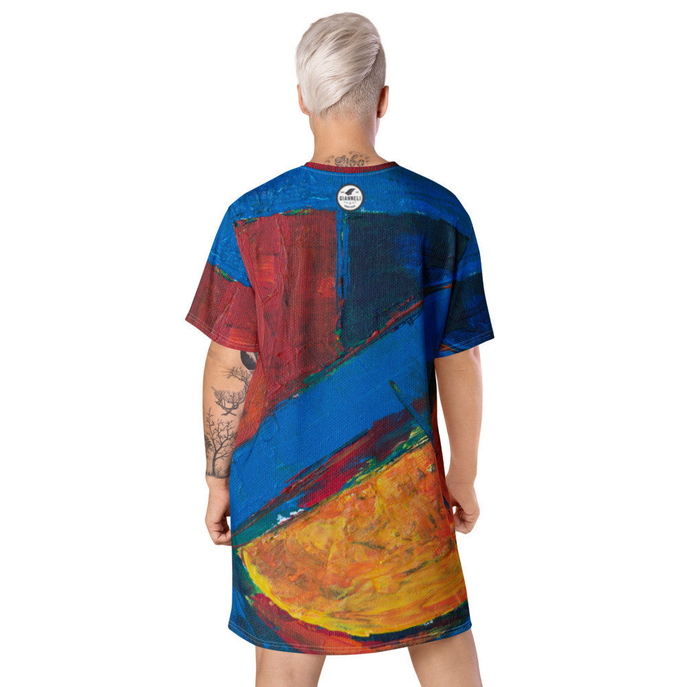 Gianneli Colours T-shirt Dress-3