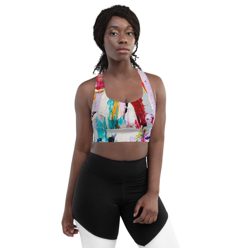 Gianneli Colours Longline Sports Bra-2