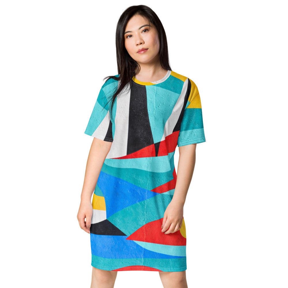 Gianneli Colours T-shirt dress-2