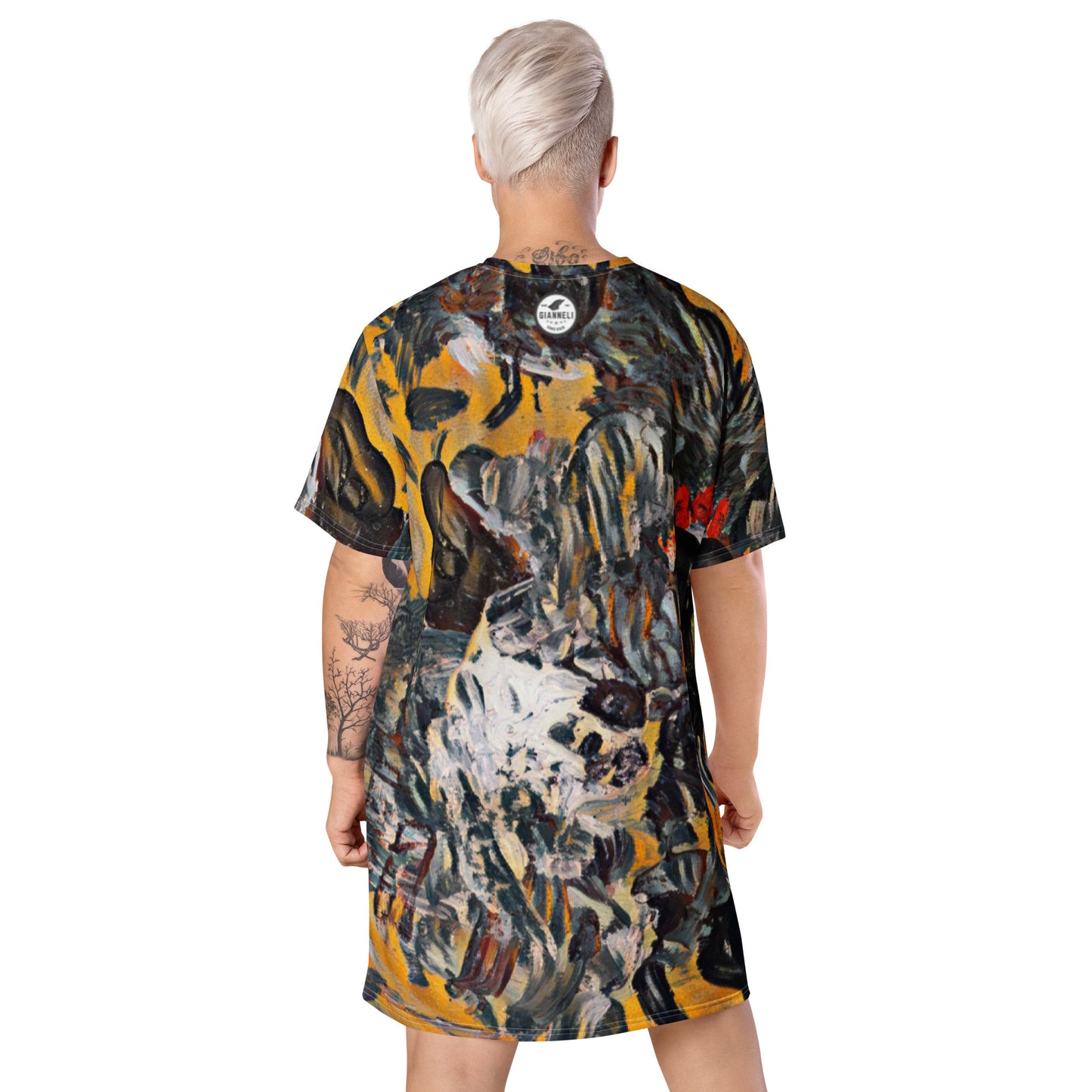 ANADYSIS ART T-shirt Dress by Gianneli-7