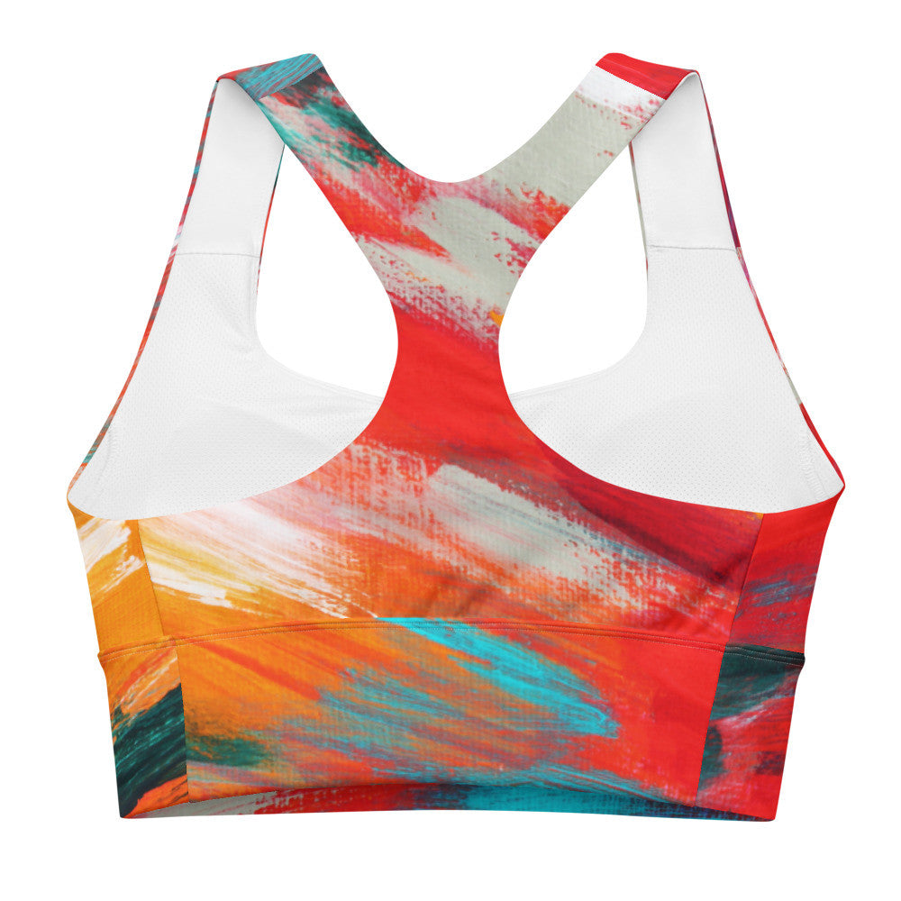 Gianneli Colours Longline Sports Bra-1