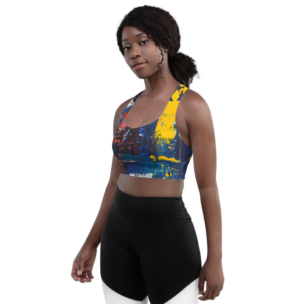 Gianneli Colours Longline Sports Bra-4