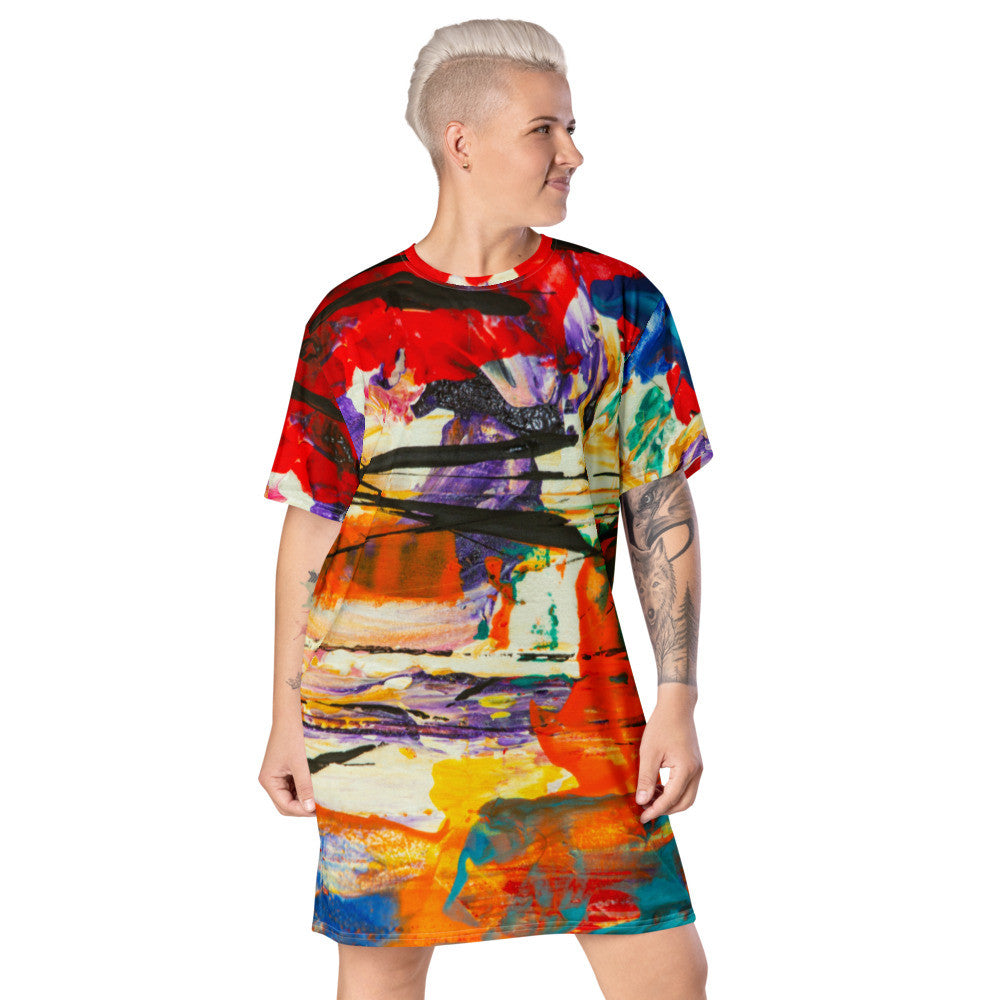 Gianneli Colours T-shirt Dress-3