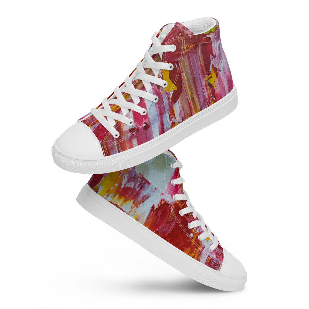 Gianneli Colours Handmade Women’s High Top Canvas Shoes-13