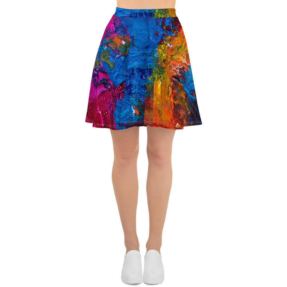 Gianneli Colours Skater Skirt-2