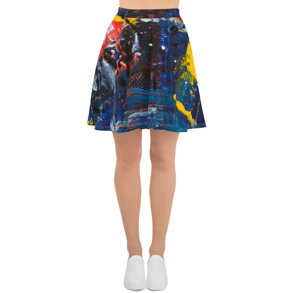 Gianneli Colours Skater Skirt-1