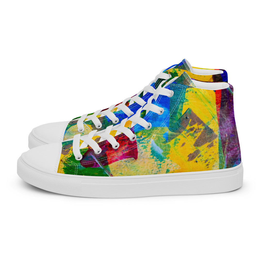 Gianneli Colours Handmade Women’s High Top Canvas Shoes-0