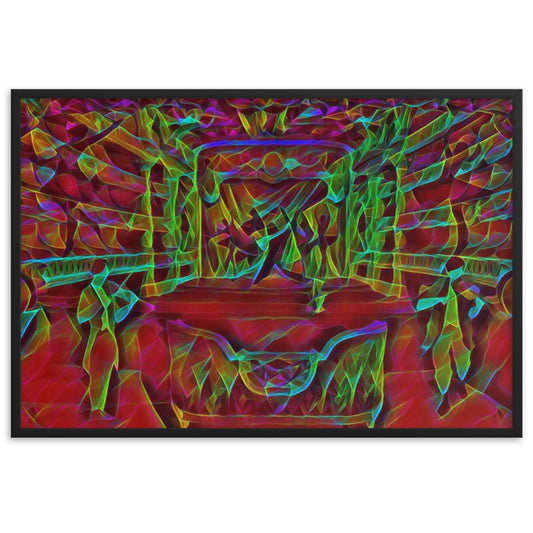 WHEN YOUR SENSES DANCE WITH MY MOMENTS JL.AK Velvet Edition Framed Poster-0