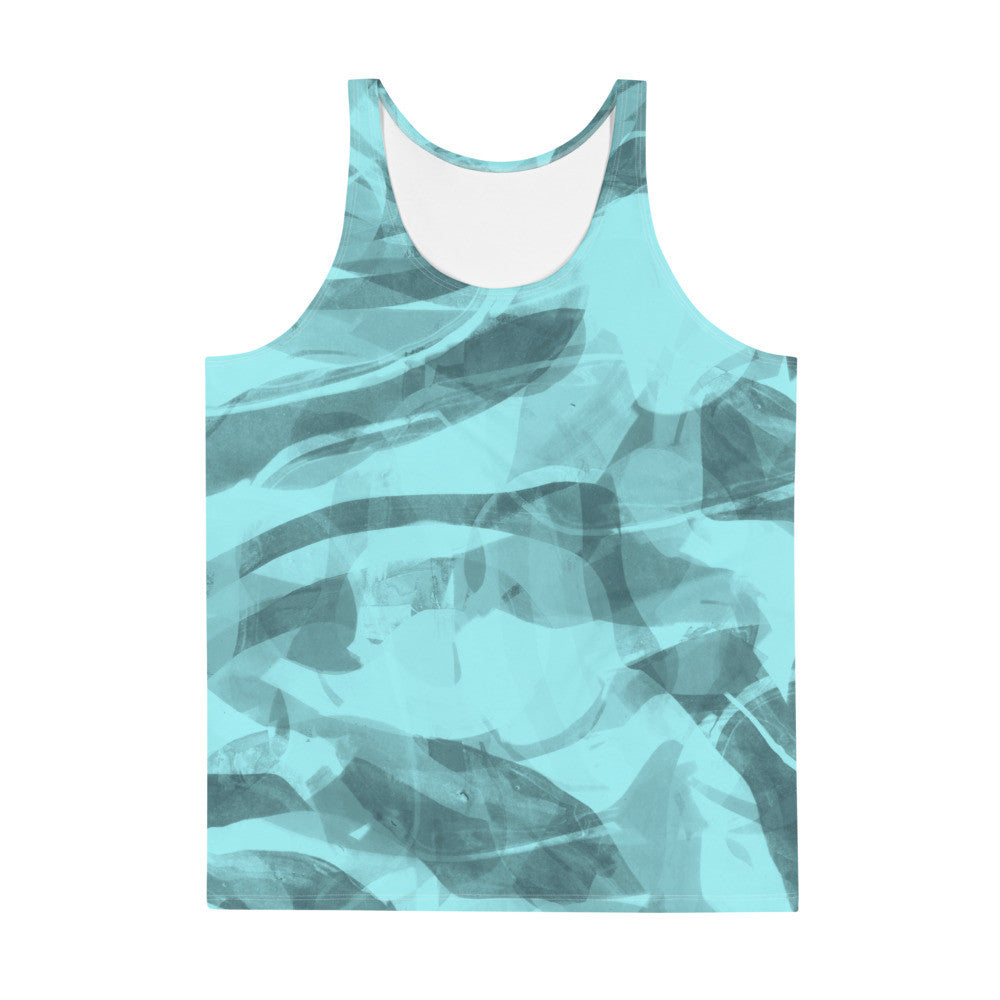 Astypalaia Unisex Tank Top by Gianneli-0