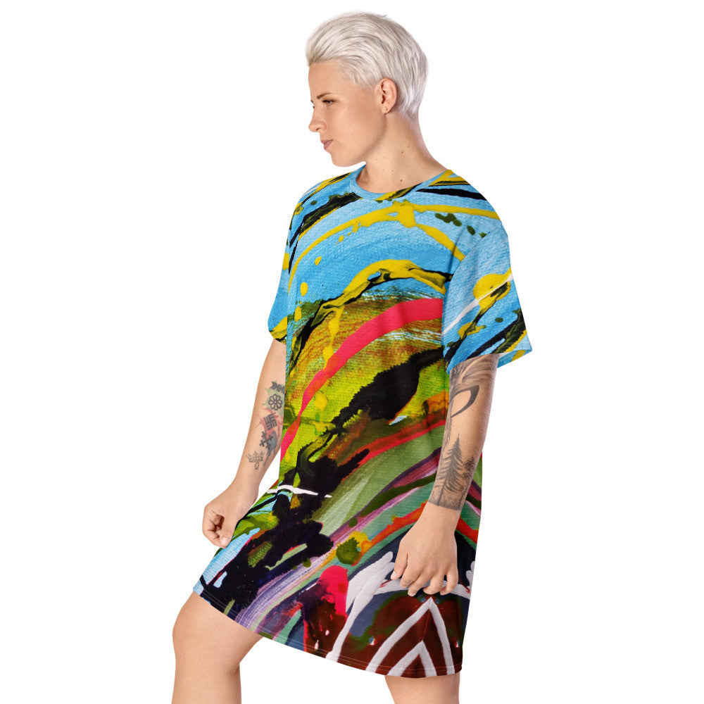 Gianneli Colours T-shirt dress-5