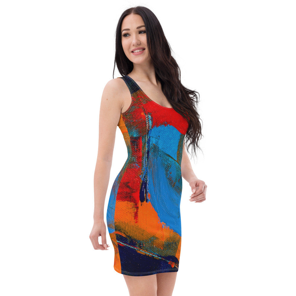 Gianneli Colours Fitted Dress-4