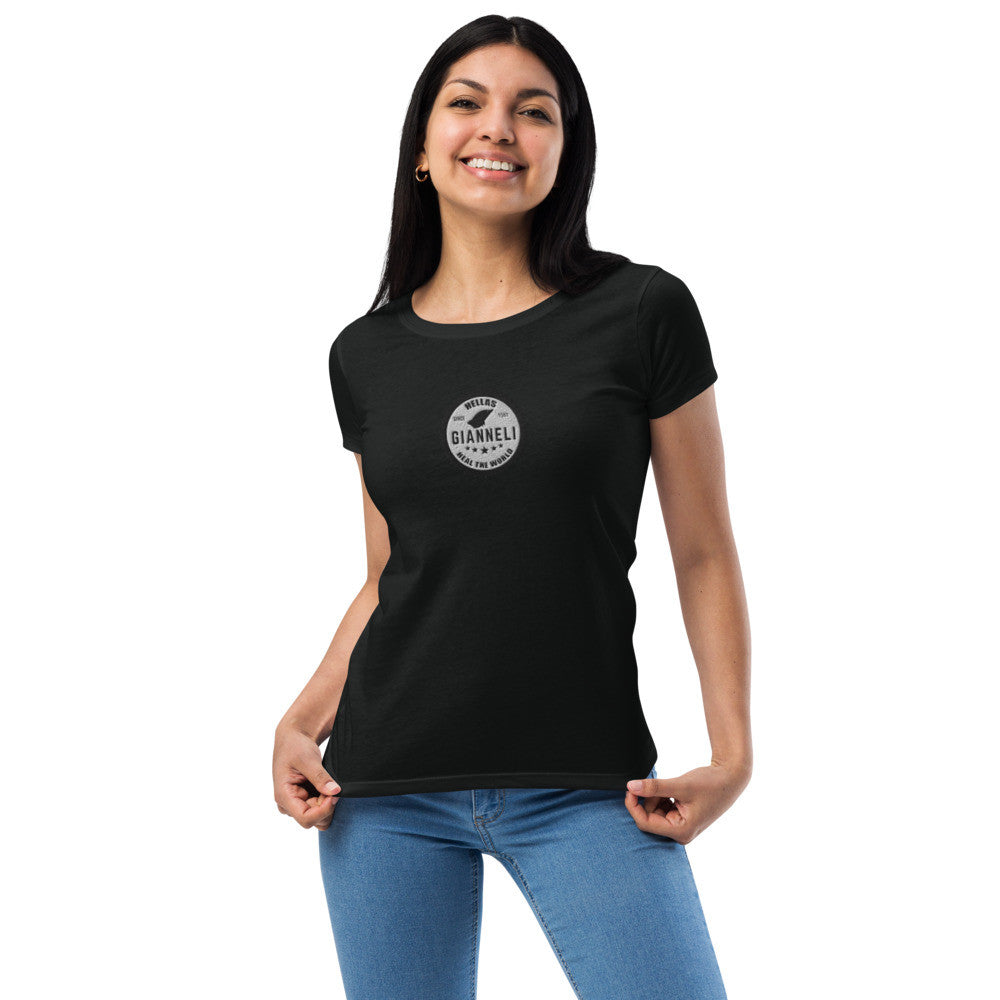 HEAL THE WORLD Women’s Fitted T-shirt by Gianneli-0