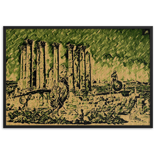 WHEN ALEXANDER THE GREAT ENTERED EPHESUS V2 Superior Framed Poster-0