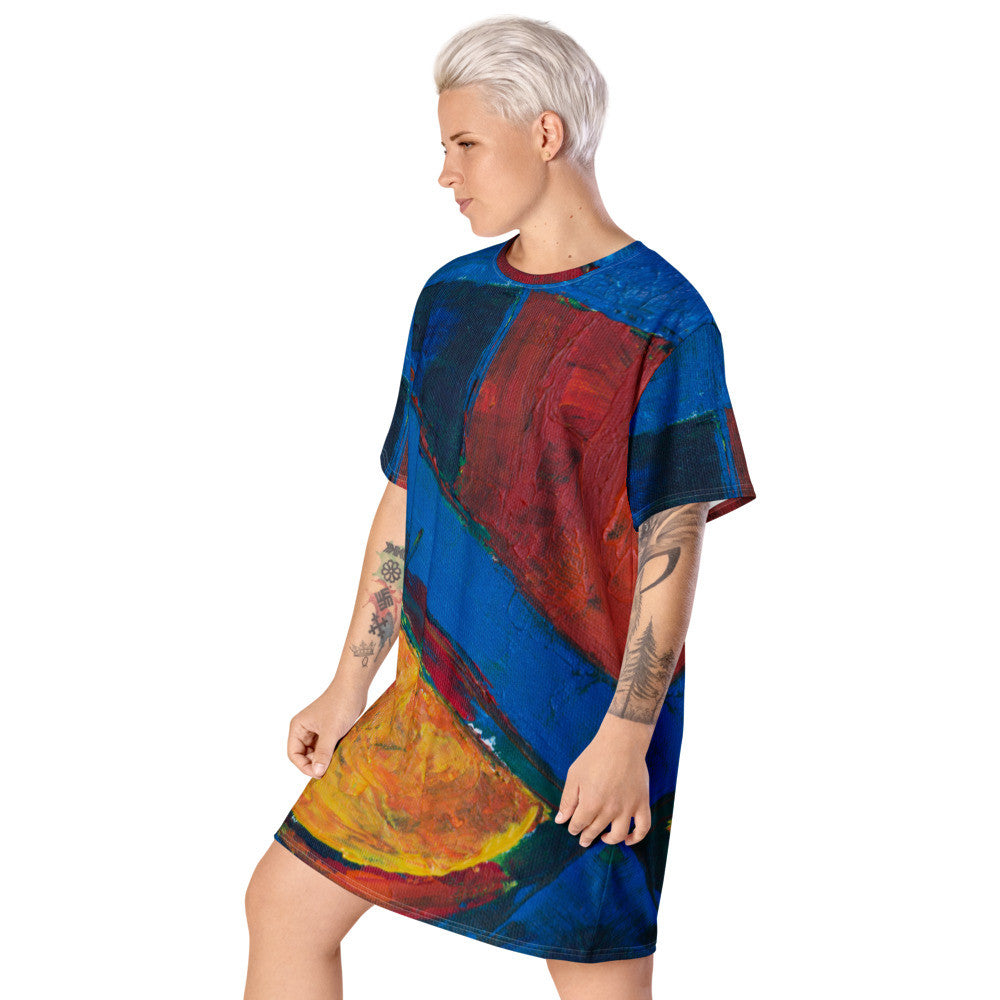 Gianneli Colours T-shirt Dress-1