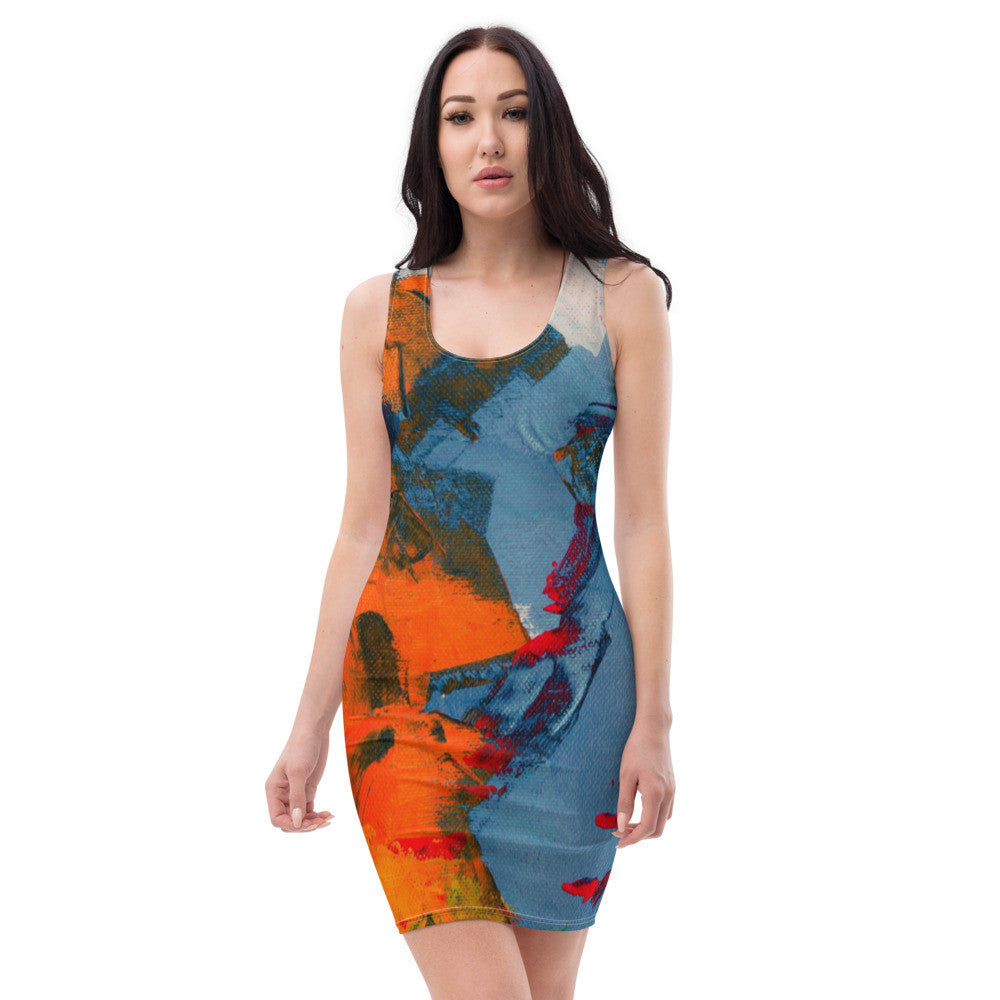 Gianneli Colours Fitted Dress-1