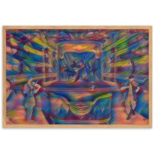 WHEN YOUR SENSES DANCE WITH MY MOMENTS JL.AK PREMIUM Framed Poster-0