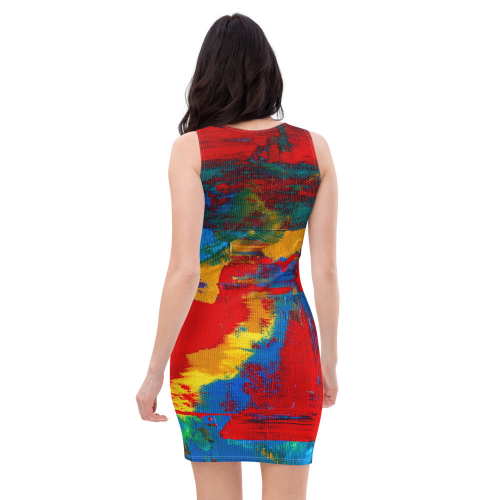 Gianneli Colours Fitted Dress-4