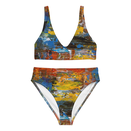 Gianneli Colours Recycled High Waisted Bikini-0