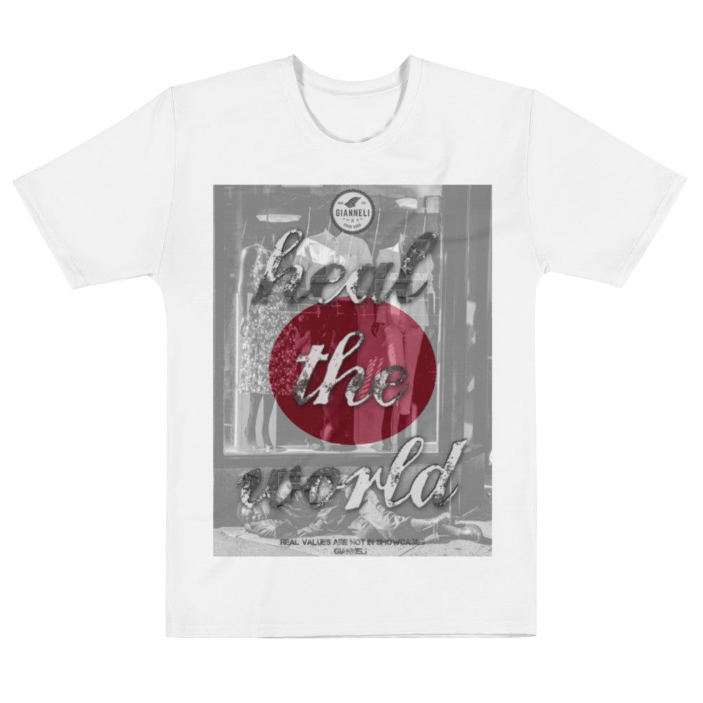 HEAL THE WORLD Men's t-shirt by Gianneli-0