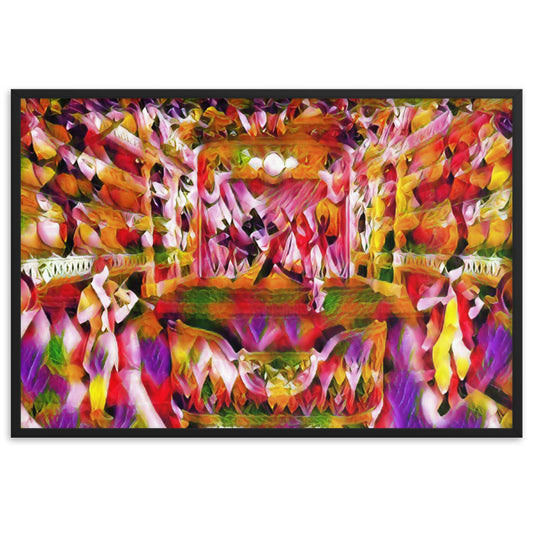 WHEN YOUR SENSES DANCE WITH MY MOMENTS JL.AK Velvet Edition Framed Poster-0