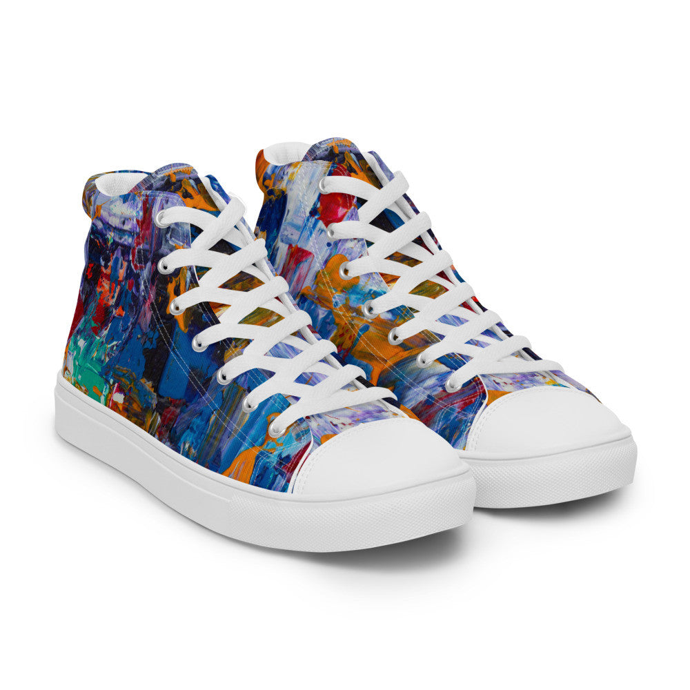 Gianneli Colours Handmade Women’s High Top Canvas Shoes-6