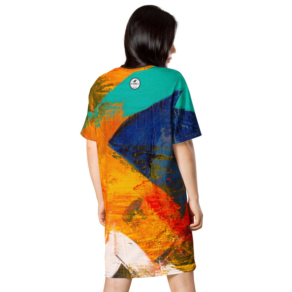 Gianneli Colours T-shirt dress-3