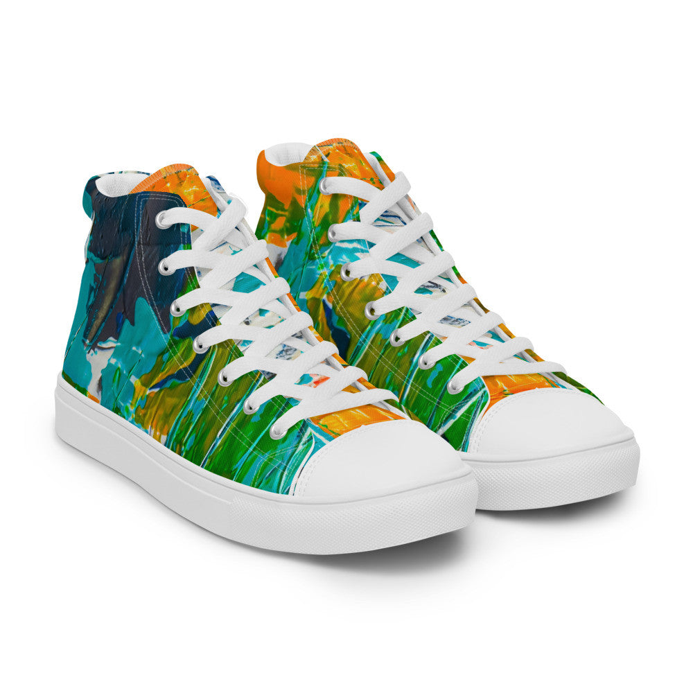 Gianneli Colours Handmade Women’s High Top Canvas Shoes-6