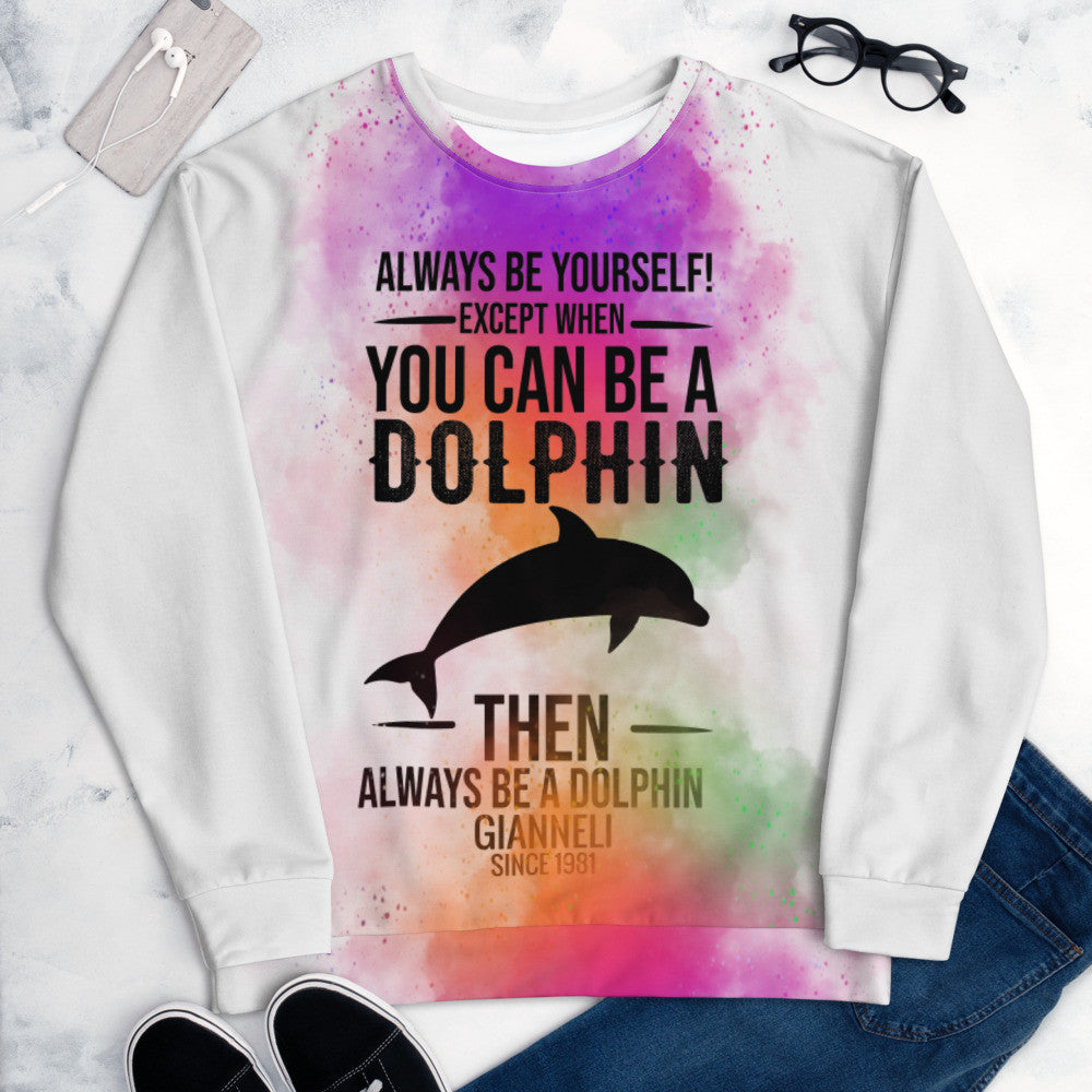 Dolphin Unisex Sweatshirt by Gianneli-2