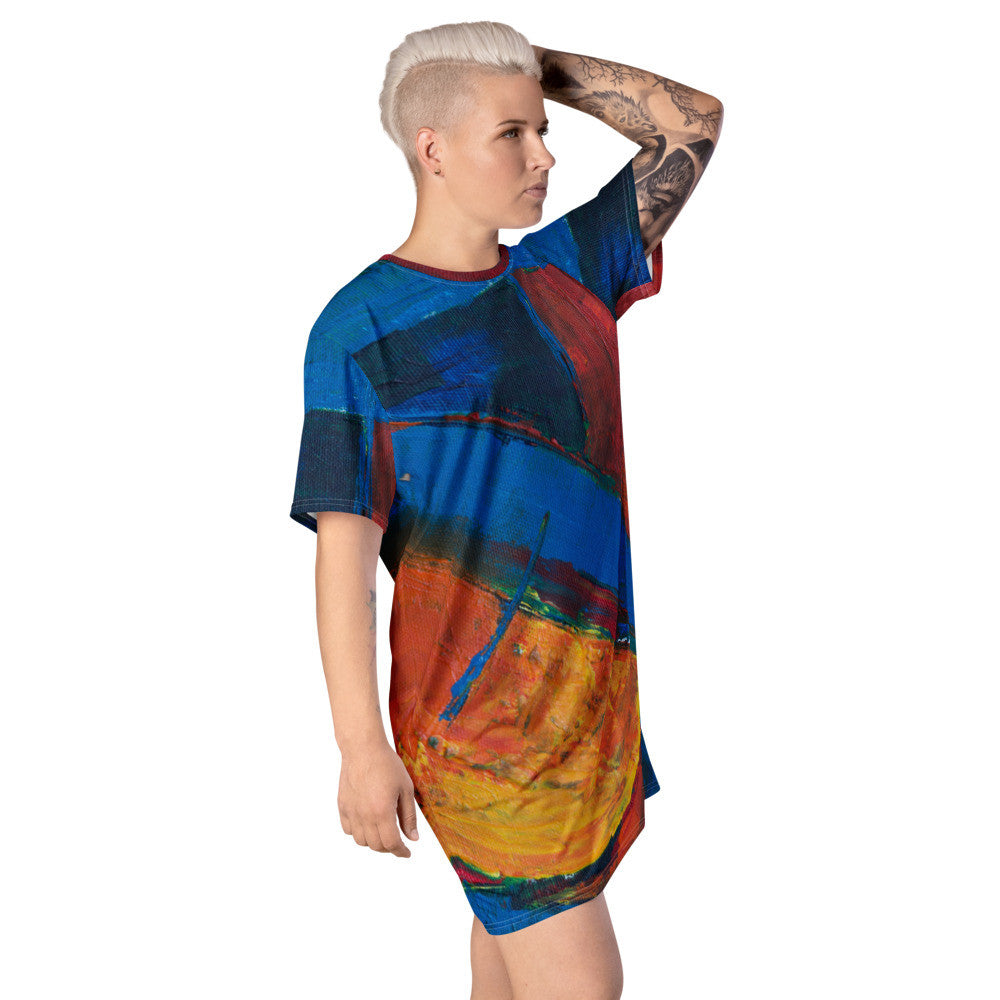 Gianneli Colours T-shirt Dress-4