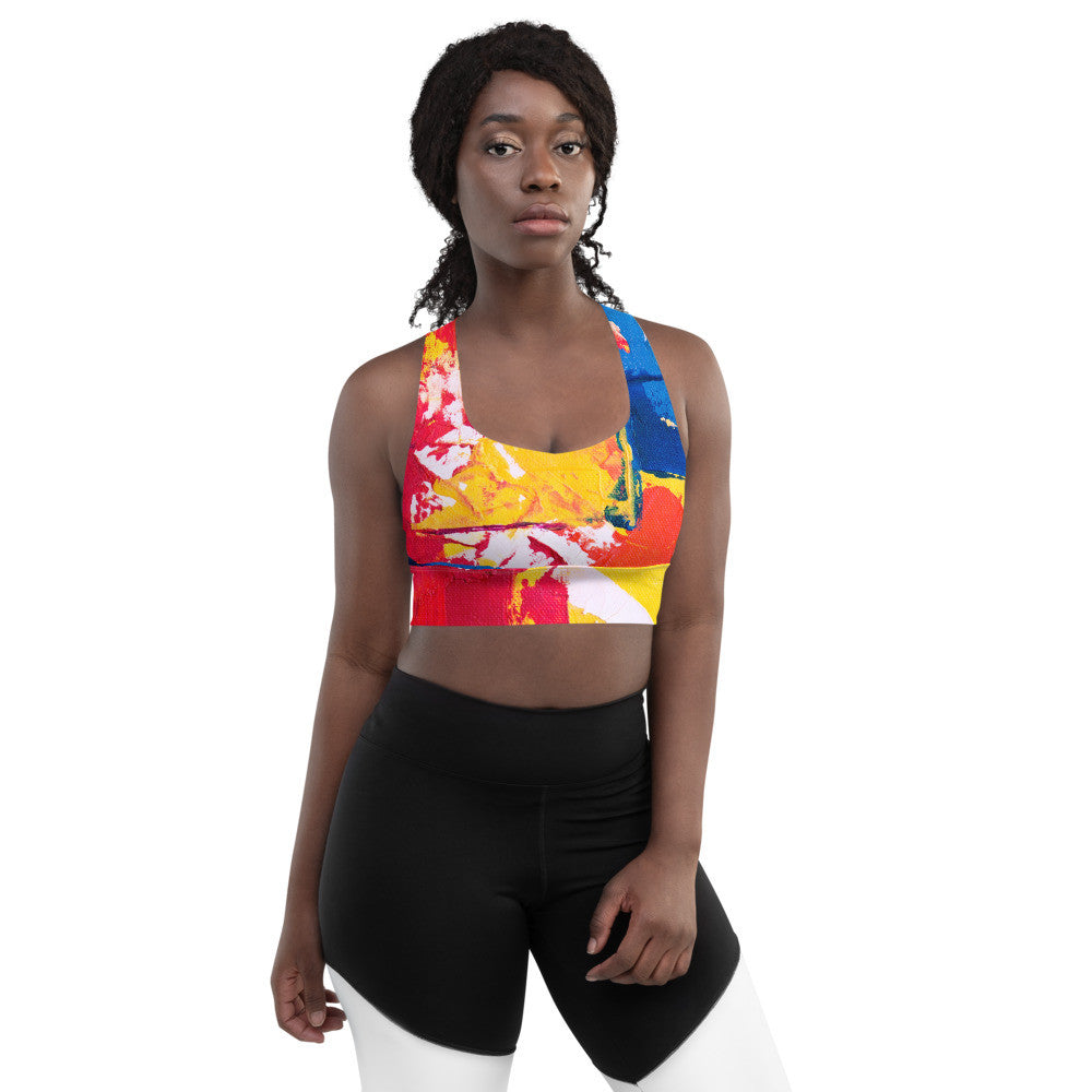 Gianneli Colours Longline Sports Bra-3