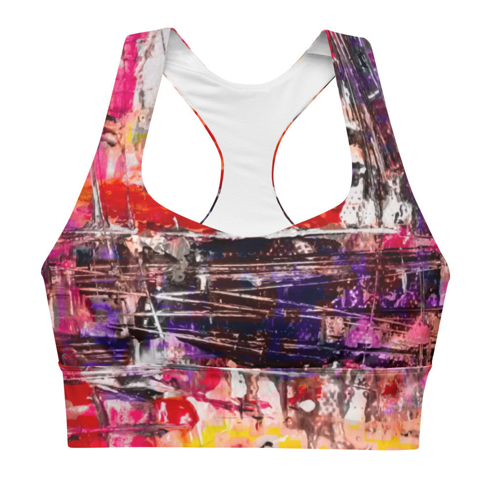 Gianneli Colours Longline Sports Bra-0