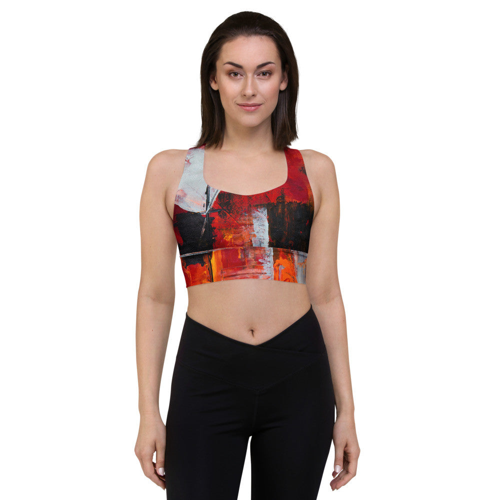 Gianneli Colours Longline Sports Bra-3