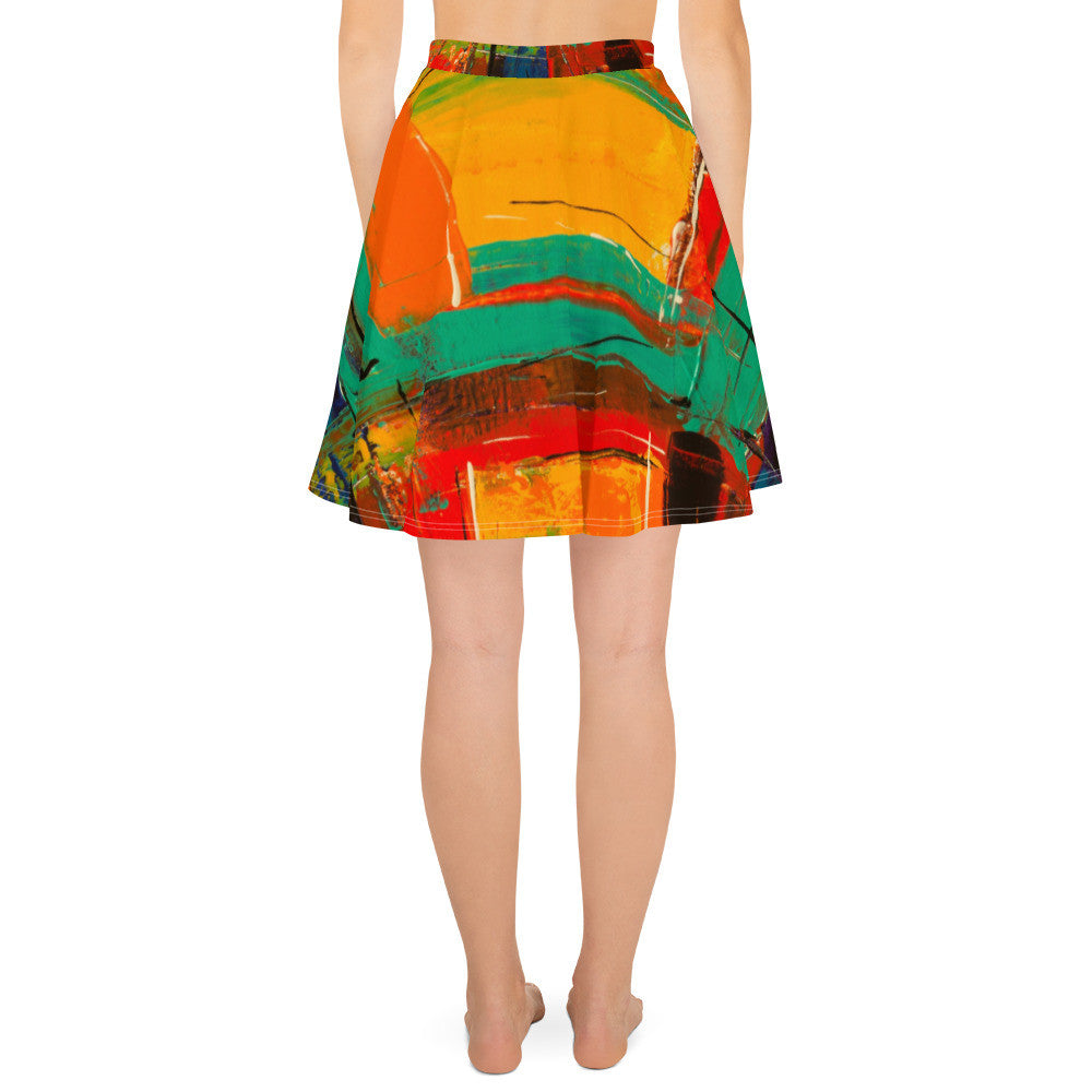 Gianneli Colours Skater Skirt-3