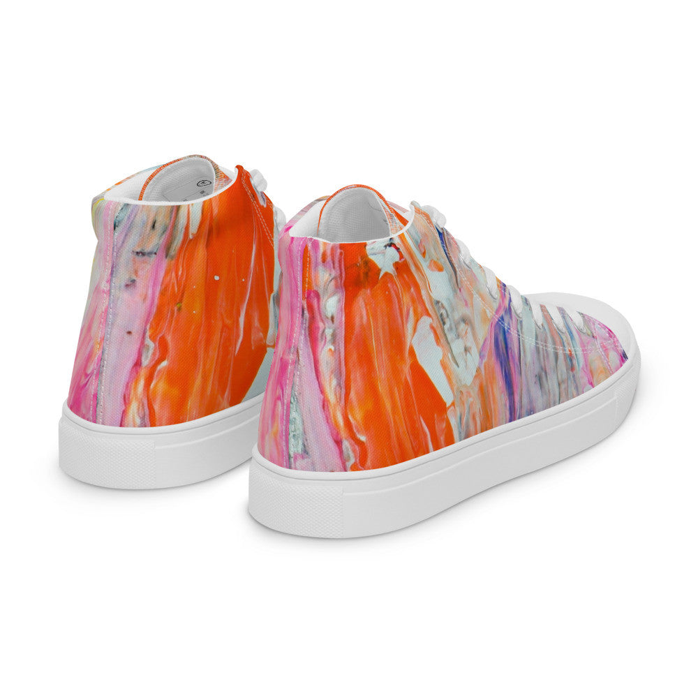 Gianneli Colours Handmade Women’s High Top Canvas Shoes-5