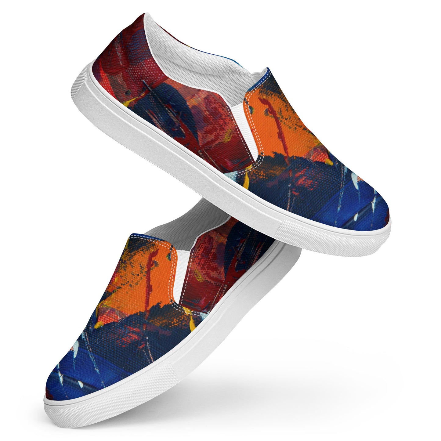 Gianneli Colours Men’s Slip-on Canvas Shoes-7