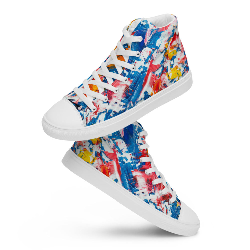 Gianneli Colours Handmade Women’s High Top Canvas Shoes-12