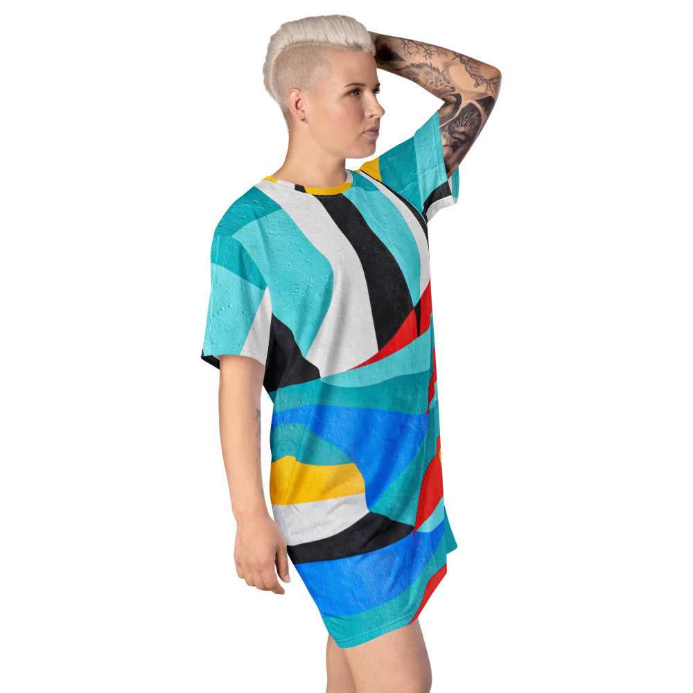 Gianneli Colours T-shirt dress-8