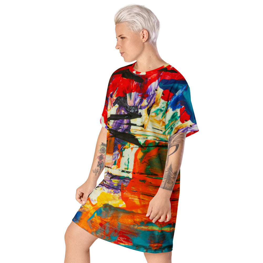 Gianneli Colours T-shirt Dress-5