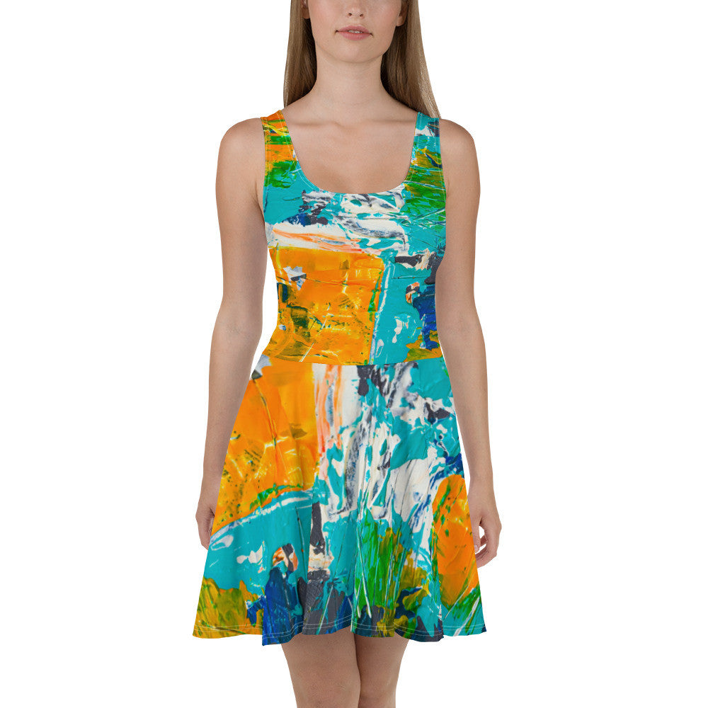 Gianneli Colours Skater Dress-2