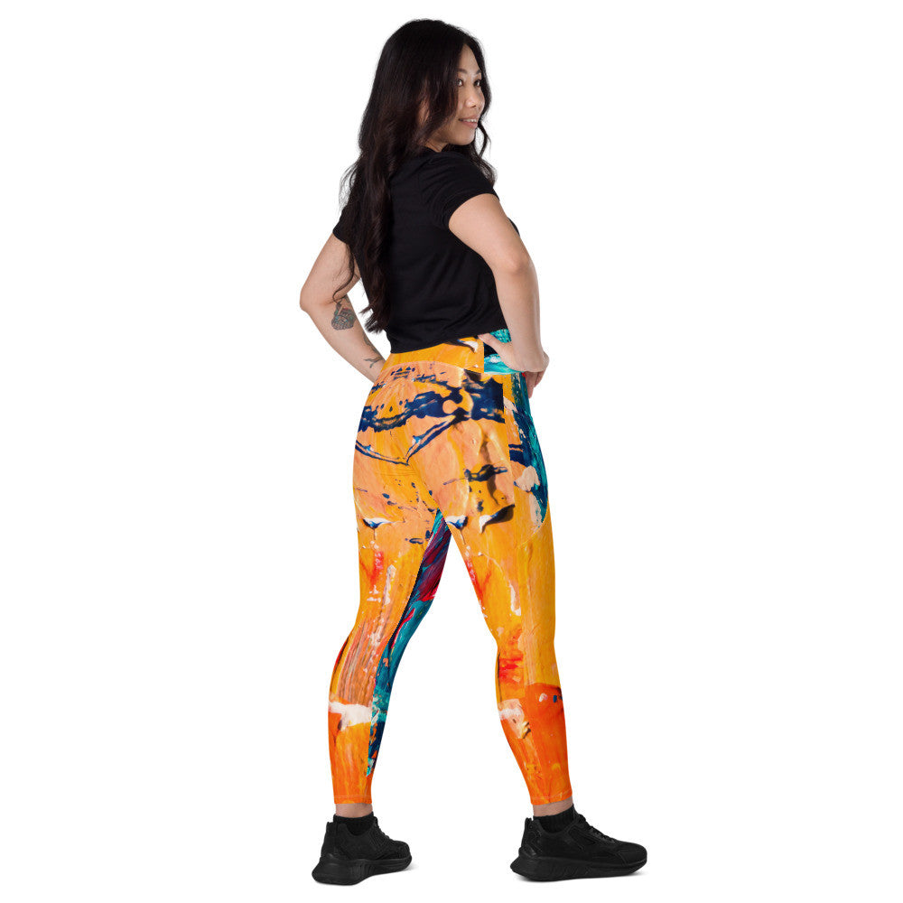 Gianneli Colours Leggings with Pockets-2