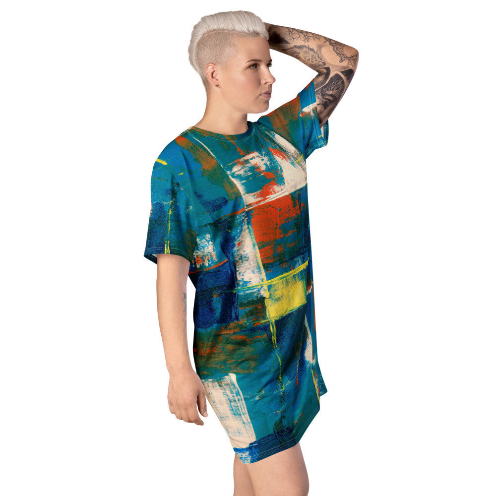 Gianneli Colours T-shirt dress-6