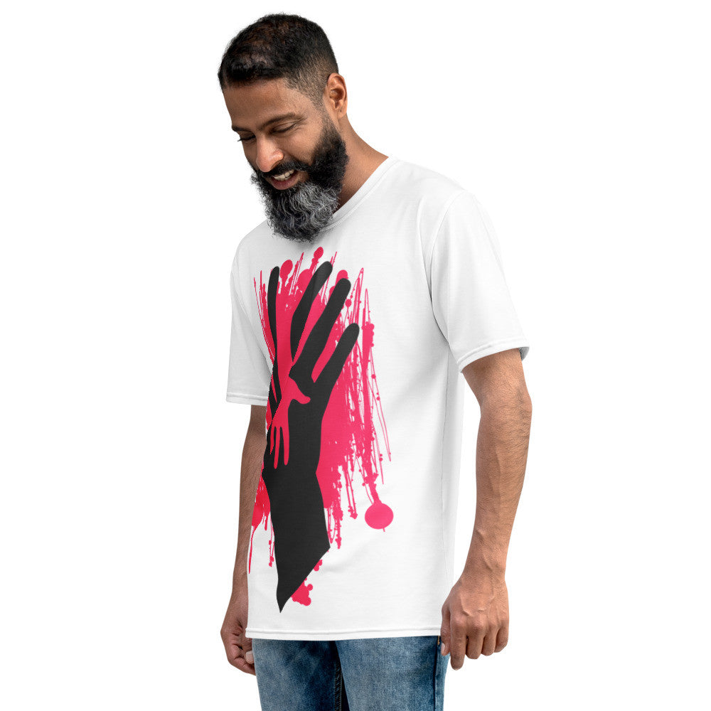 HAND BY HAND Men's t-shirt by Gianneli-3