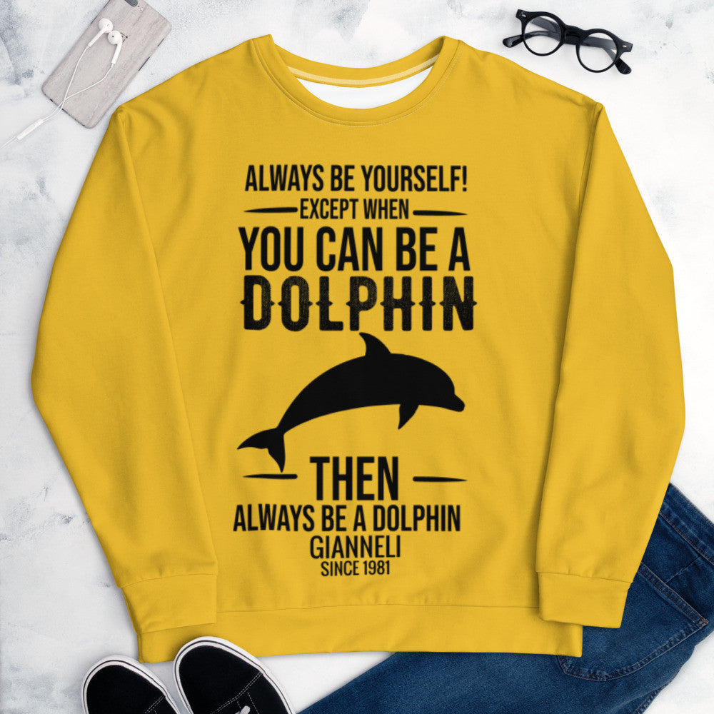 Dolphin Unisex Sweatshirt by Gianneli-4