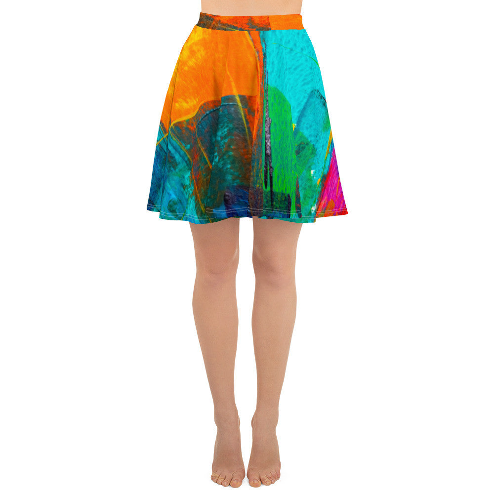 Gianneli Colours Skater Skirt-2