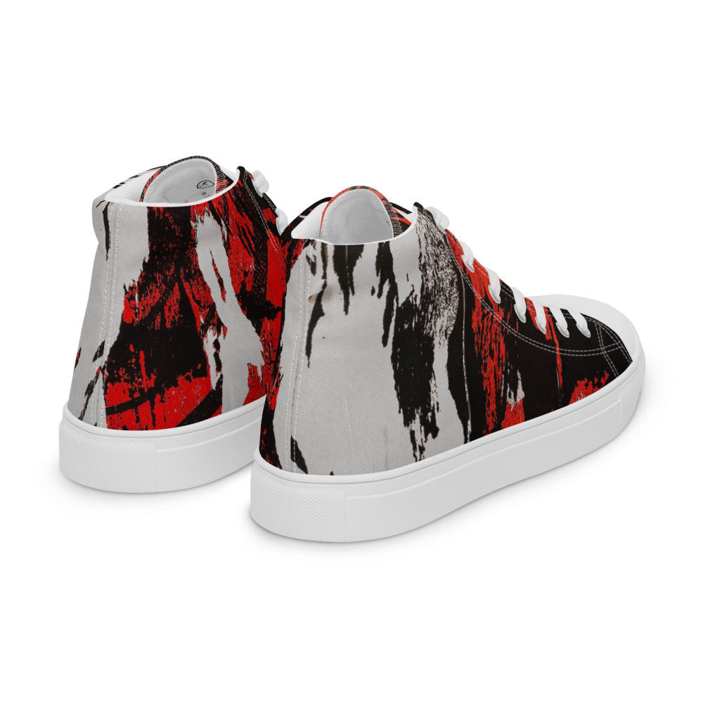 Gianneli Colours Handmade Men’s High Top Canvas Shoes-5